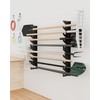 JivaJot Garage Tool Organizer Wall Mount, Shed Yard Organization Racks