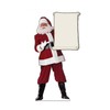 Advanced Graphics Santa Claus with Scroll Life Size Cardboard Cutout