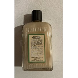 Jergens Vintage 1950s (1) Jergens Lotion Glass Bottle 2.25oz Art Deco Skin Care