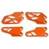 MZ-STORE Motorcycle CNC Aluminium Front and Rear Footrest Protector Heel