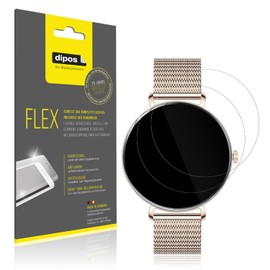 dipos FLEX 2x Protective Film Clear Suitable for LIGE SP-FV17-A-DE, 100% Display Cover, Anti-Shock, Fingerprint Compatible, Case-Friendly, Full Cover Screen Protector Film