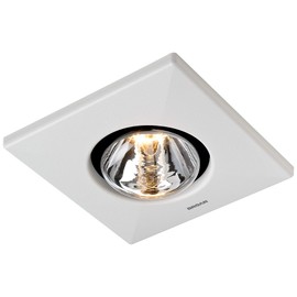 Broan-NuTone 162 Type IC Infrared Single-Bulb Ceiling Heater with Fan, 1, White