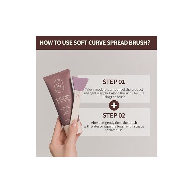 HEVEBLUE [HEVEBLUE]Soft Curve Spread Brush