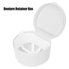 Estuche de Retenedor de Dentadura Postiza de 2 Uds, Estuche
