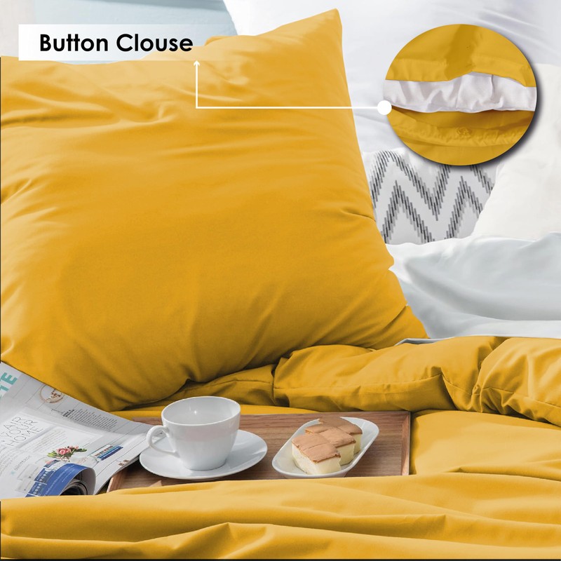 REHAN & CO Double Duvet Cover Sets – Soft Brushed