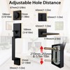 NEWBANG Traditional Keyed Entry Handleset for Single Front Door with