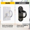 Wuno Shop 3 Pcs Wall Anchors for Resistance Bands, Wall
