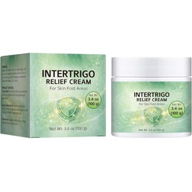 Intertrigo Relief Cream Crema hidratante protectora de la piel para pliegues de la piel, 3.4 oz