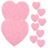 Baluue 10Pcs Heart Shaped Facial Cleansing Sponges Soft Wood Pulp