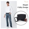 JASGOOD Men Canvas Belt Web Fabric Casual Work Belt with
