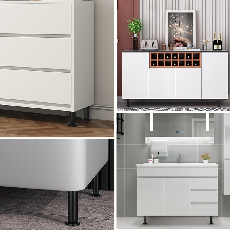 Furniture Adjustable Legs, Metal Bed Support Leg Central Slat Frame