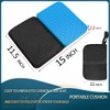 SeoTin Small Travel Seat Cushion Semicircle Portable Airplane Seat Cushion