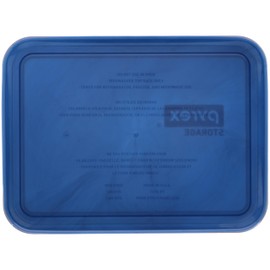 Pyrex 7210-PC-TR 3-Cup Translucent Marbled Blue Replacement Food Storage Lid - Made in the USA