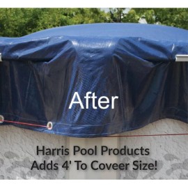 Doheny's Harris Pool Products 10-Year Winter Cover for Above Ground Round Pools - 33' Round
