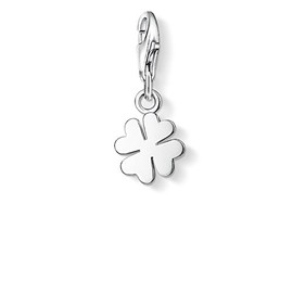 Thomas Sabo Damen Charm-Anhänger Kleeblatt Charm Club 925 Sterling Silber 0884-001-12