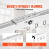VEVOR Ceiling Curtain Track Set, 11.8 FT/3.6 Meter, Sliding Ceiling