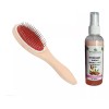 EnModoShopping Kit Cepillo Antiestatica Y Desenredante Extensiones Pelucas