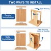TamBee Door Pivot Hinges Heavy Duty Hinges for Wood Doors