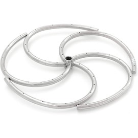 Firenado 18-Inch Natural Gas Spiral Ring Burner - Stainless Steel
