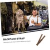 NUOBESTY Versatile Hiking Backpack Straps Quick Release Buckle 2 Pack