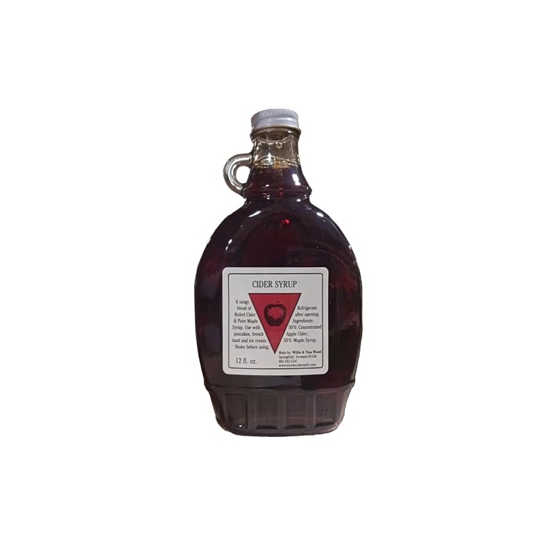 Pure Cider Syrup, Vermont Family Farm Made, Sweet, Tangy, Boiled