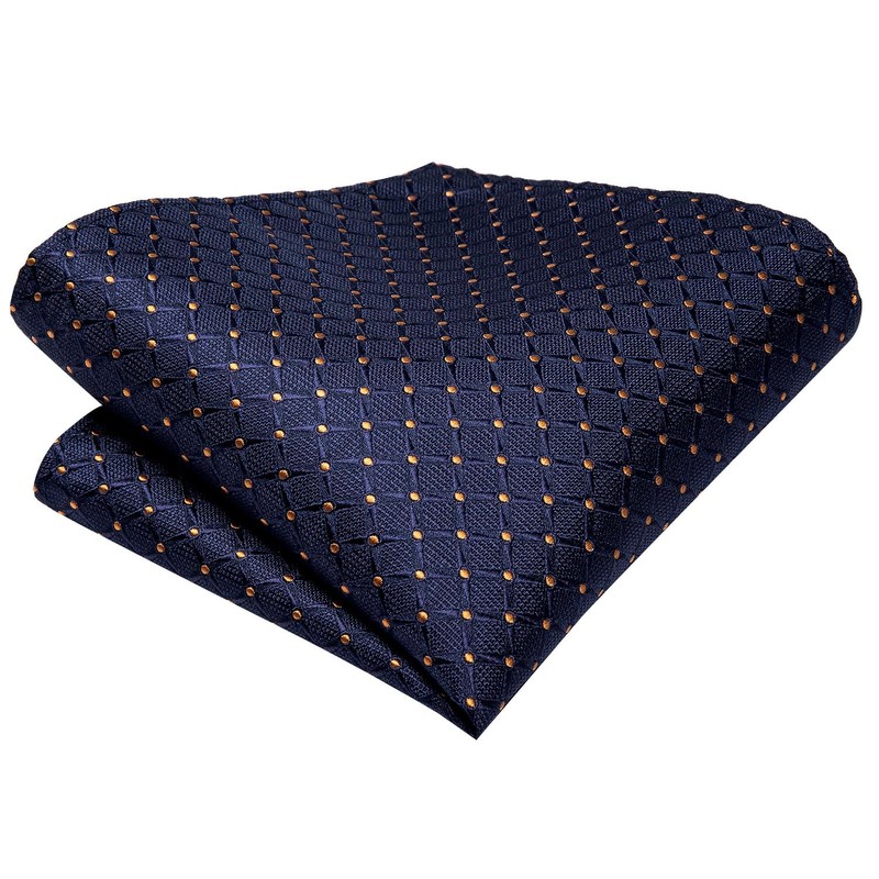 Dubulle Mens Red White Dots Striped Tie WOVEN Necktie for
