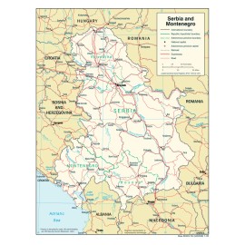 Serbia-Montene - 24 x 32 in