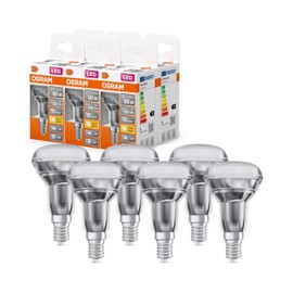Osram OSRAM LED Star R50 LED Lampe fr E14 Sockel, Reflektor-Lampe, GL, 350 Lumen, warmwei? (2700K), Ersatz fr herk?mmliche 60W Glhbirnen, nicht dimmbar, 6er-Pack