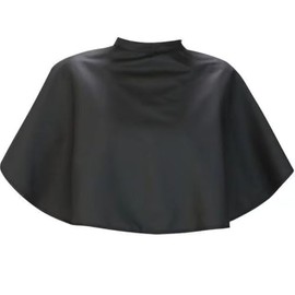 2 Pcs Black Makeup Cape,Short Makeup Cape Hair Cutting Cape Makeup Capes Beauty Salon Makeup Bibs Barber Bib Hair Dye Capes Hair Salon Shorty Cape