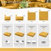 Tounosnt 9Pcs Outdoor Chair Cushions Covers Waterproof Anti-Fading for 5