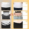 HAWOWZ 2Pcs No Show Stretch Belt for Women Invisible Elastic