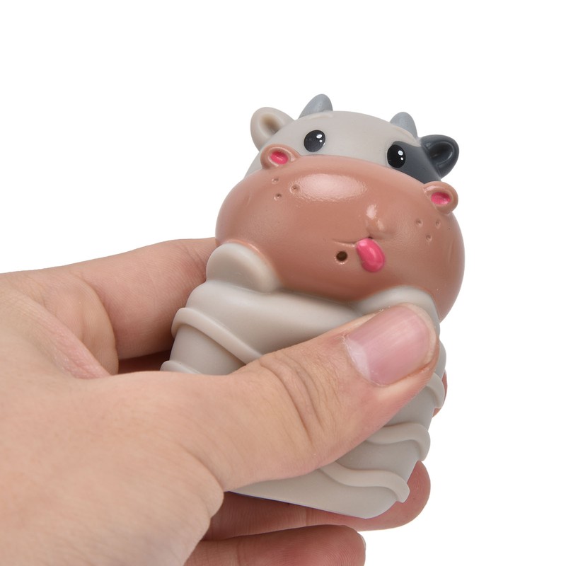 6pcs Baby Soft Blocks Animal Stacking Building Blocks Squeezing Teething