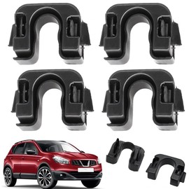 PYEUIFT Pack of 4 Parcel Shelf Clip Compatible with Fo Fiesta Mk7 Mk8 Boot Cover Holder for Focus B-Max C-Max Parcel Shelf Clip High Quality Material Parcel Rack Clip, Luggage Cover Clips