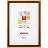 Nakabayashi F-TMS-411-BR Two-Tone Photo Frame, A4/B5 Brown