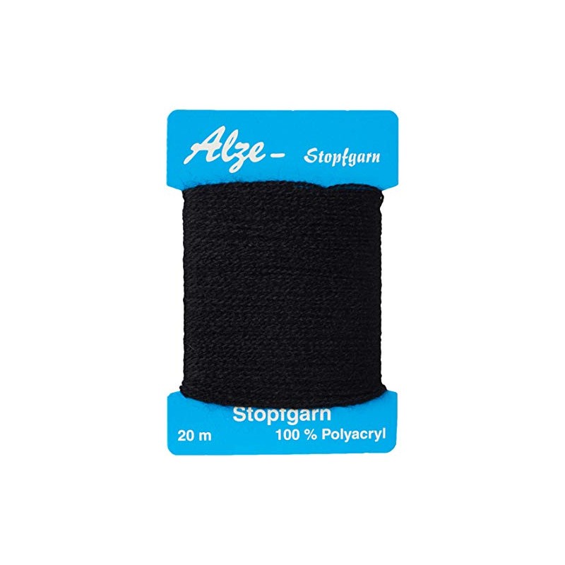 Trimz Darning Wool, Black, 1x20m