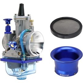 PWK 34MM 4T Carburetor with Air Filter Fit for Universal Motorcycle 125cc to 250cc Pit Dirt Bike ATV Predator 212cc GY6 Motocross Enduro Off Road Quad Scooter Power Jet Carb