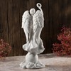 Veronese Design 11 3/8 Inch Angel Holding Wreath Standing On