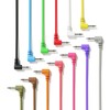 ExcelValley - Right Angle Mono Modular Patch Cables TS 3.5mm