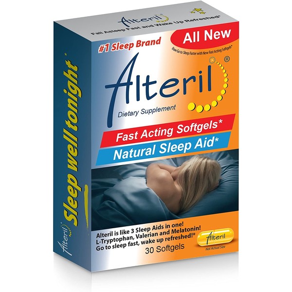 Alteril Natural Sleep Aid Fast Acting Softgels 30ct