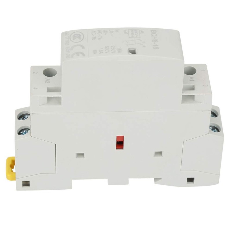 2P 16A 220V/230V 2NO 50/60HZ DIN Rail Household AC Contactor,