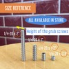 10 Piece 1/4-20 x 2" Stainless Steel Set Screws Cup