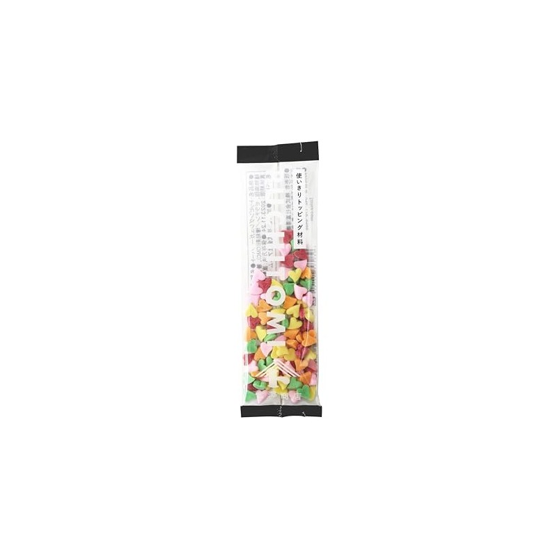 Fuzawa Shoten Sugar Topping (Heart) 0.3 oz (8 g) (Edible/Topping/Decoration/Handmade