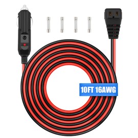 Hulyxayfave 12V/24V Car Refrigerator Power Cord for RV Car Fridge Freezer Fit for ARB COSTWAY BougeRV ICECO Alpicool Dometic Etc Portable Refrigerator (16AWG 10FT)