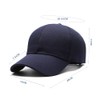 Oliaekd Everyday Hat Unisex Cotton Baseball Cap for Men and