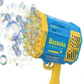 Bubble Machine Gun Kids Toys, Bubble Gun With Colorful Lights And Thousands Bubbles, Outdoor Toy Birthday Party Favors Gifts For Boys Girls - color: Blue