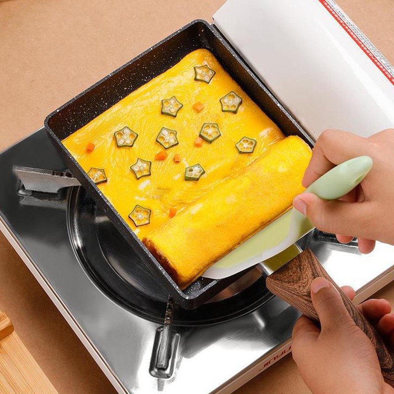 Breakfast Flat Pan Rectangle Non Stick Japanese Omelette Frying Pan