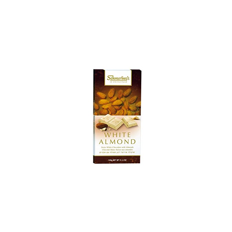 Schmerling's Solid Bar kosher for Passover Swiss Chocolate 3.5oz (White