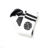 ChalkTalkSPORTS Volleyball Performance Crew Socks - Classic Ball - White