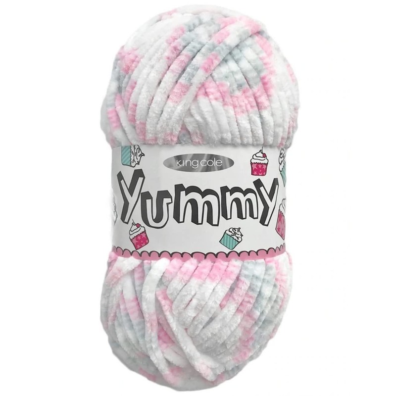 King Cole Yummy Chunky Supersoft Knitting Yarn 100g Sky 2222