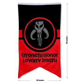 Dutern Mandalorian Banner Man Cave 30x50Inch Home Office Store Wall Decor